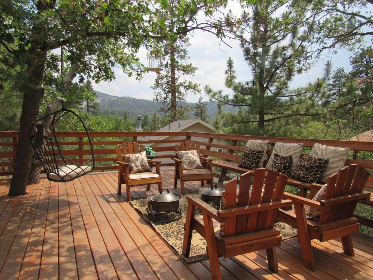 Hillside Hideaway -View Of Ski Slope From Charming Deck บิ๊กแบร์เลค ภายนอก รูปภาพ