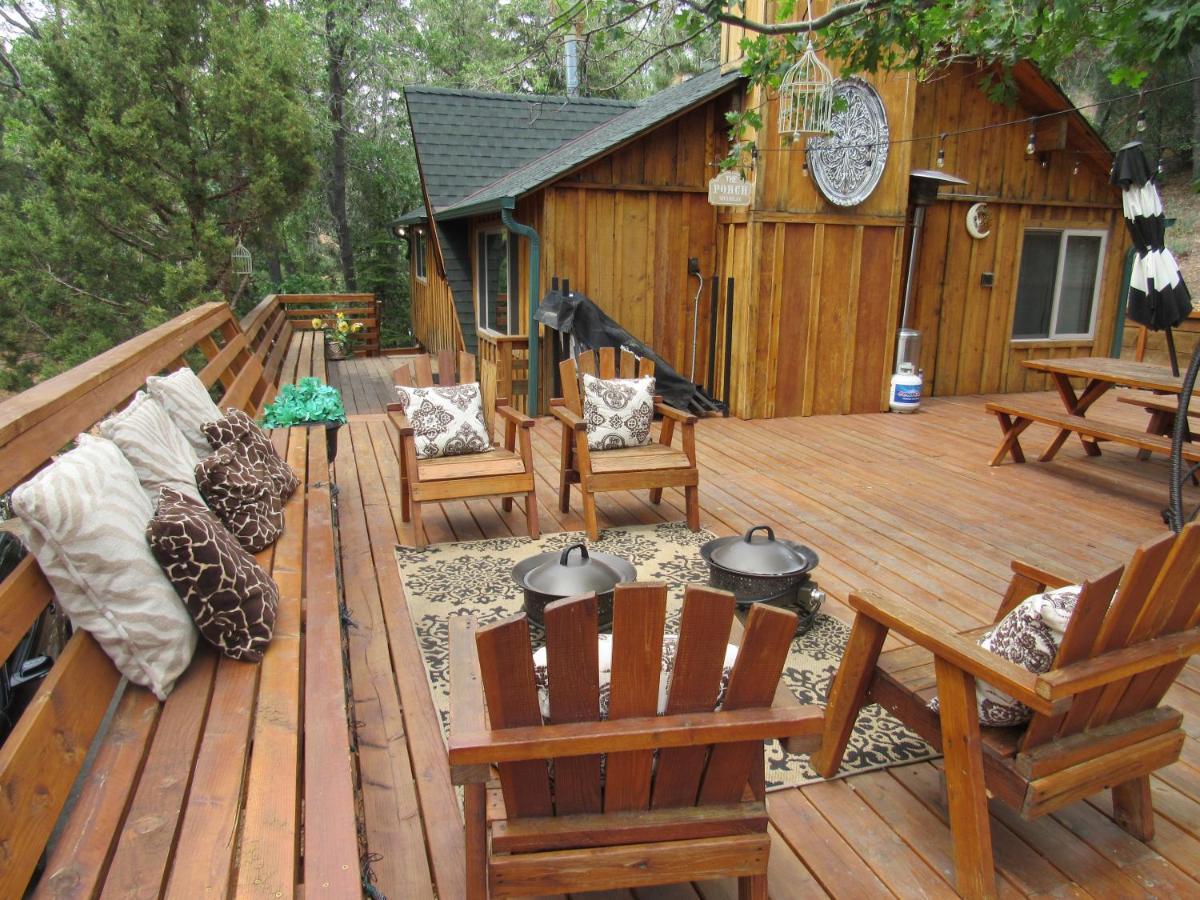 Hillside Hideaway -View Of Ski Slope From Charming Deck บิ๊กแบร์เลค ภายนอก รูปภาพ